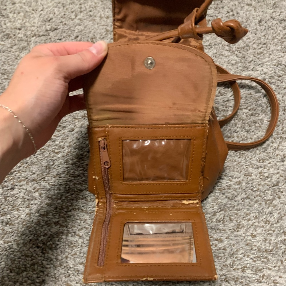 Mini Brown Leather Backpack - Picture 4 of 4